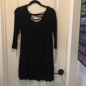 Black long sleeve dress